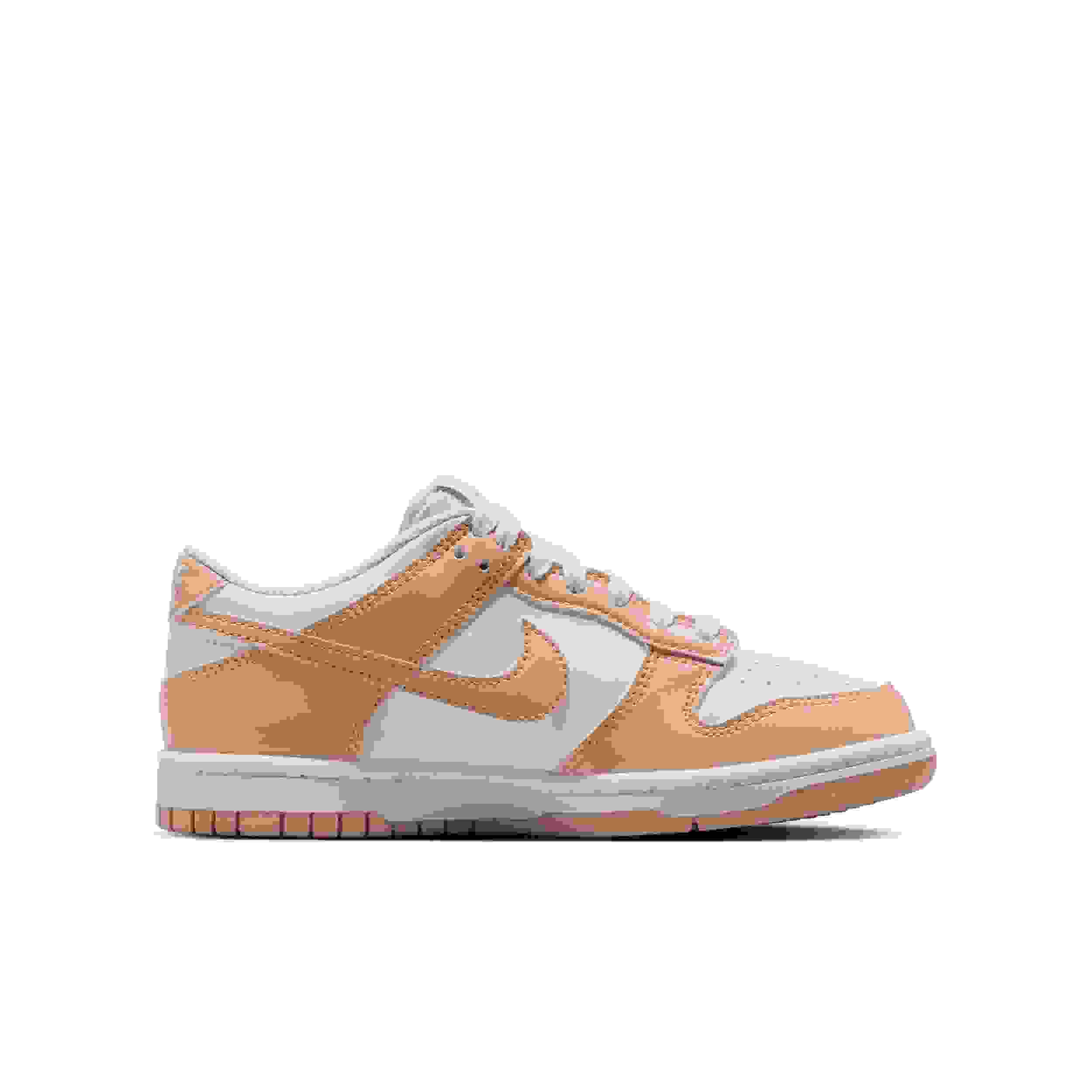 Nike Dunk Low Grade School Girls' "White/Shimmer/White/Shimmer" Shoe